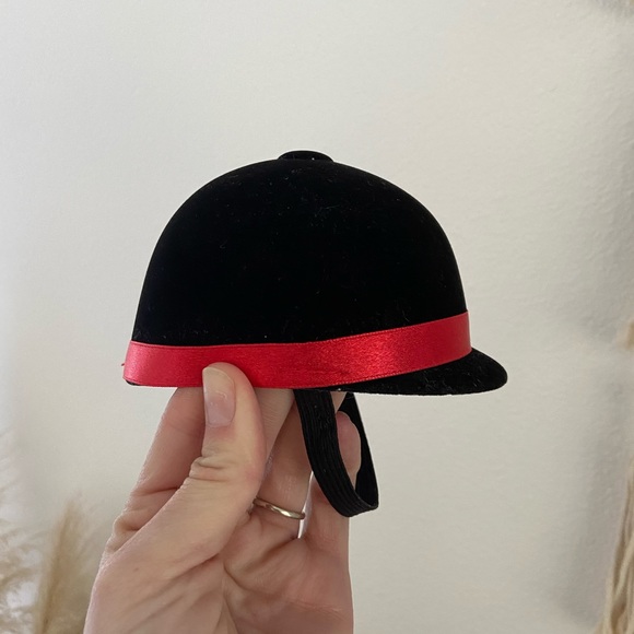 Our generation doll hat equestrian horse riding hat • black felt •18” doll - Picture 3 of 16